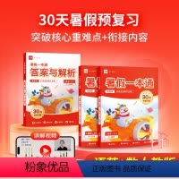 暑假一本通语数英[人教版] 小学一年级 [正版]学而思乐读暑假一本通预复习小学一二三四五六年级上下册暑假衔接作业语文数学