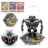 蛋蛋小子玩具 弹射变形对战套装爆丸机器人蛋星侠玩具莱迪蓝波派奇 酷玩变形钢镚