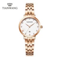 天王女士表时尚气质幸运四叶草石英表奢华手表送女朋友礼物31531