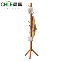 晨磊木质衣帽架胡桃色/个