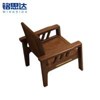 铭思达中式实木沙发单人位张