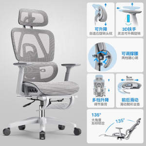 永艺Act100人体工学椅子舒服办公座椅家用学习电竞椅电脑椅