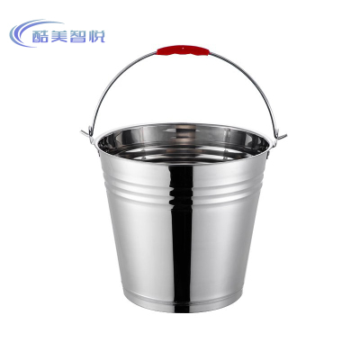 酷美智悦 不锈钢提水桶加厚14L无盖 KM-BH467 个