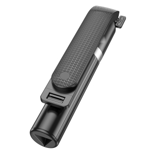 浩酷(HOCO)K20 光威直播支架手机支架落地三脚架直播网课短视频床头桌面便携户外三角架主播手机架 黑色