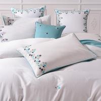 美帮汇60支长绒棉四件套全棉全棉1.8m床上用品床单被套轻奢小香风1.5米