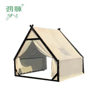 劲脉 露营星空帐篷 米黄色-3*3.5*2.7M 顶
