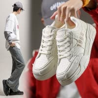 20266春季小白鞋新款韩版ins男学生厚底增高运动板鞋休闲街拍