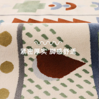 美帮汇北欧中古地毯客厅现代抽象ins风网红房间儿童卧室床边加厚茶几垫