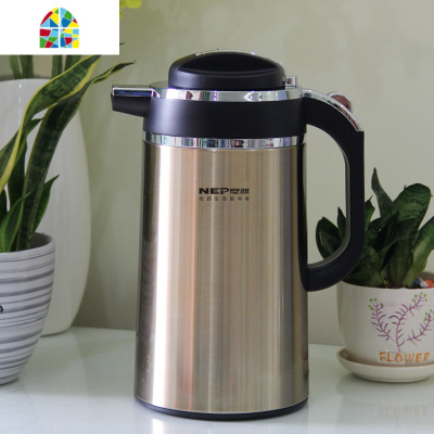 双层保温电热烧水壶304不锈钢自动断电防烫开水煲家用茶壶 FENGHOU 不锈钢