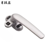 月跃鑫 门窗执手 拉手把手 浅灰色 右执手 个