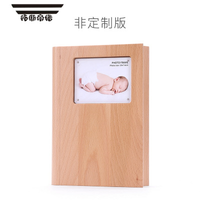 拓斯帝诺手脚印泥手足印纪念品婴儿宝宝百天周岁新生满月儿童相框礼物榉木书形手脚印泥—非定制款（手脚印+相框+乳牙盒）