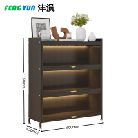 沣涢 鞋柜 客厅鞋柜 3门4层60cm 个
