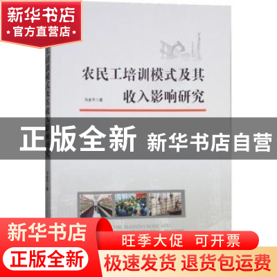 正版 农民工培训模式及其收入影响研究 马金平著 经济管理出版社