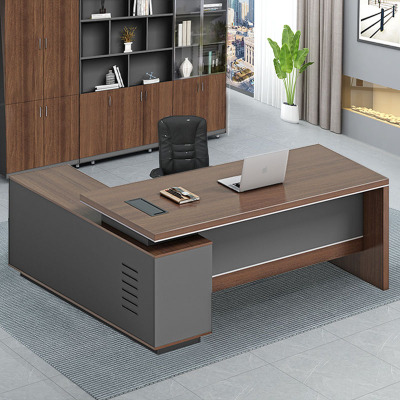 创世人 芬乾系列老板桌经理主管桌办公桌1.8m班台