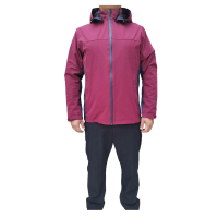 尚诺雅红灰色工作套装SNYF505套