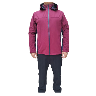 尚诺雅红灰色工作套装SNYF505套