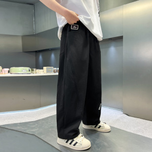 男童裤子夏季2026新款薄款休闲裤大童痞帅宽松防蚊裤男孩夏天长裤