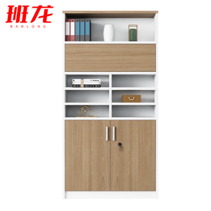 班龙木质文件柜两门台
