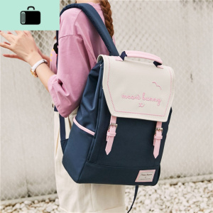 书包女中学生韩版高中初中生双肩包校园简约百搭大容量背包电脑包NEW LAKE