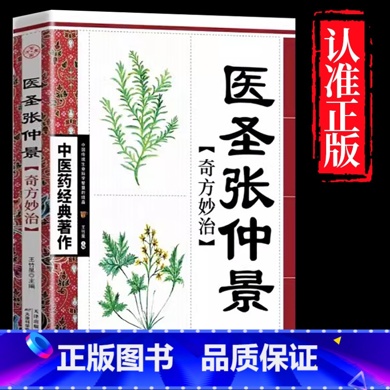 医圣张仲景 [正版]全4册中医书籍大全药王孙思邈+神医华佗+医祖扁鹊+医圣张仲景中医基础理论本草纲目黄帝内经中医四大名著