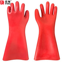 匹牧 PM-JYST-003 天然橡胶绝缘手套 25kv手型款 红色 单位:双
