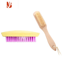 三维工匠鞋刷洗鞋家用塑料可拆卸软毛洗衣刷衣服实木板刷家居清洁长柄木刷