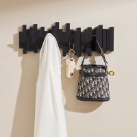 创意钢琴键挂衣架门口玄关后现代简约挂衣架置物架免打孔强力承重挂钩