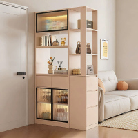 苏宁 质凡 现代简约隔断屏风柜门厅玄关鞋柜/ZF-XGG047/1000*350*2000mm