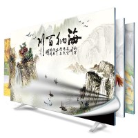 幸福派 电视罩防尘罩套简约现代曲面电视机罩挂式液晶客厅75英寸50英寸 049海乃百川 75寸定制款(175*96cm)