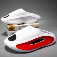 新款一字拖鞋男士软底增高舒适男鞋夏季室内外时尚凉拖鞋