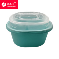 [疆不凡]一次性分格方餐盒1180mlJX-1180 100个 箱