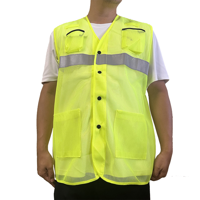 大羿之箭 高可视性警示防护服 荧光黄网眼马甲/175#/件