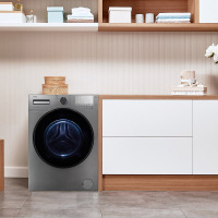 倍科(beko)TWFC 101252 MI 全自动滚筒洗衣机 变频蒸汽洗涤 10公斤超大容量 (曼哈顿灰色)