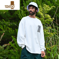 YANXU 23AW 秋季宽松休闲卫衣男oversize圆领套头衫新款通勤长袖