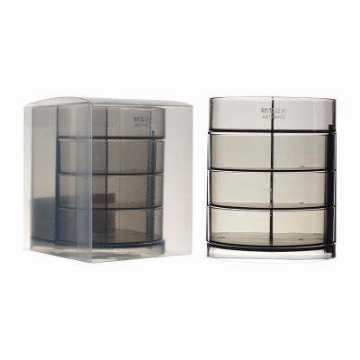 晨光(M&G)笔筒塑胶黑透三层组合型ABT98443