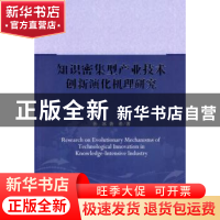 正版 知识密集型产业技术创新演化机理研究 孙冰,袭希著 科学出