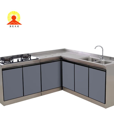 涵美大成 不锈钢工作台厨房操作台案板切菜桌商用后厨橱柜打荷台面