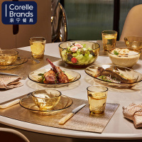 康宁玻璃餐具-VISIONS 晶炫系列餐具套组 2件组 黄盒 2中碗