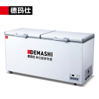德玛仕(DEMASHI) 冰柜商用 大容量冷藏冷冻转换柜 保鲜冰箱家用 卧式冰柜展示柜 卧式冰柜BD-680(220V)