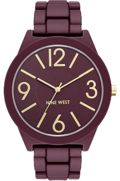 Anne Klein手表女防刮擦石英圆形表盘42毫米矿物玻璃商务休闲