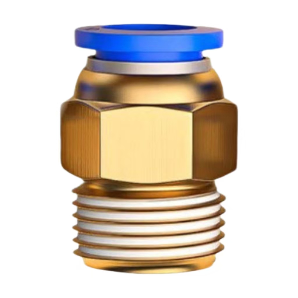 中锦科技 PC气管快速接头 接管口径8mm 螺纹3/8[3分] 个