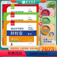 择校卷小升初 3册 小学升初中 [正版]2023版实验班小升初重点中学择校卷语数英套装 小升初夺冠密卷语文数学英语必刷题