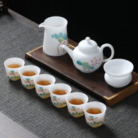 MULTIPOTENT功夫茶具整套陶瓷套装精美伴手礼盒装冰种成竹套装