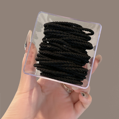 高弹力橡皮筋女扎头发圈扎马尾无接缝头绳女简约韩国网红发绳夏天送女朋友老婆情人节七夕生日礼物