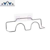 浴室拖鞋架墙壁挂式免打孔卫生间后置物架厕所不锈钢鞋子收纳架 三维工匠