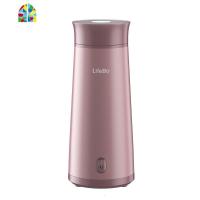 便携式烧水壶保温一体自动家用无线办公室小型迷迷你电热旅行水杯 FENGHOU 玫瑰豆沙色(机械款+保温功能)
