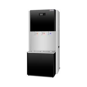 明焌佳宝商用三龙头步进式钛金立式开水器 6KW