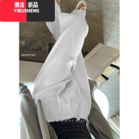 YIBUSHENG仿醋酸缎面阔腿裤女2024季新款宽松薄款高腰垂感休闲裤直筒长裤