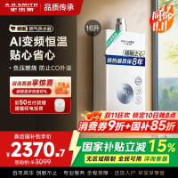 AO史密斯16升燃气热水器佳尼特 不锈钢换热器8年包换 恒温大水量 抗风防冻 JSQ31-TC1