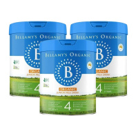 澳洲发/3罐装-贝拉米(Bellamy's)宝宝有机奶粉4段900g/罐装 3岁以上 澳大利亚原装进口婴幼儿四段奶粉